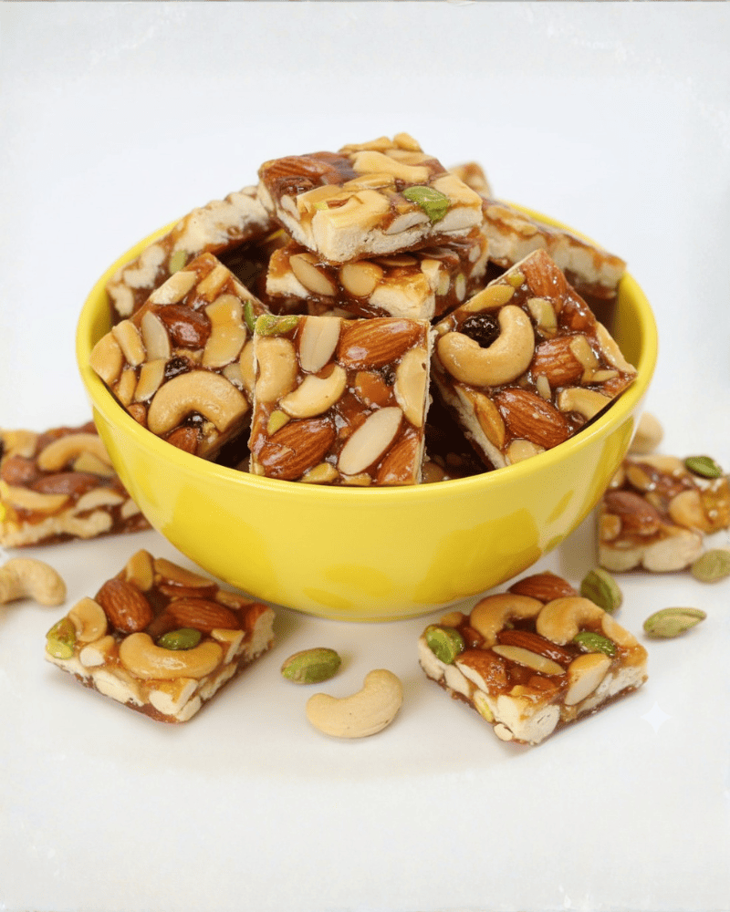 Kaju Badam Mix Chikki - Namkeen Depo Kaju Badam Mix Chikki
